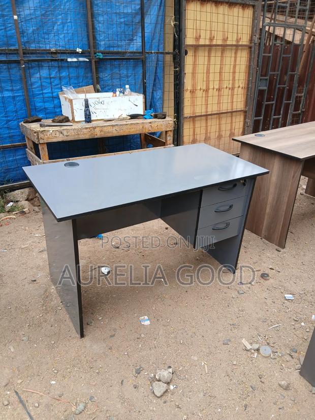 Black Desk Executive Desk - main view