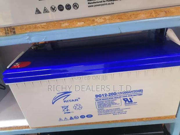RITAR DG12-200 (12v200Ah/20hr) Battery