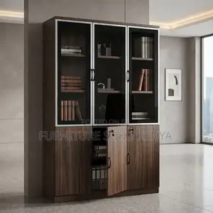 Office Cabinet; Three Doors Executive Office High Cabinet