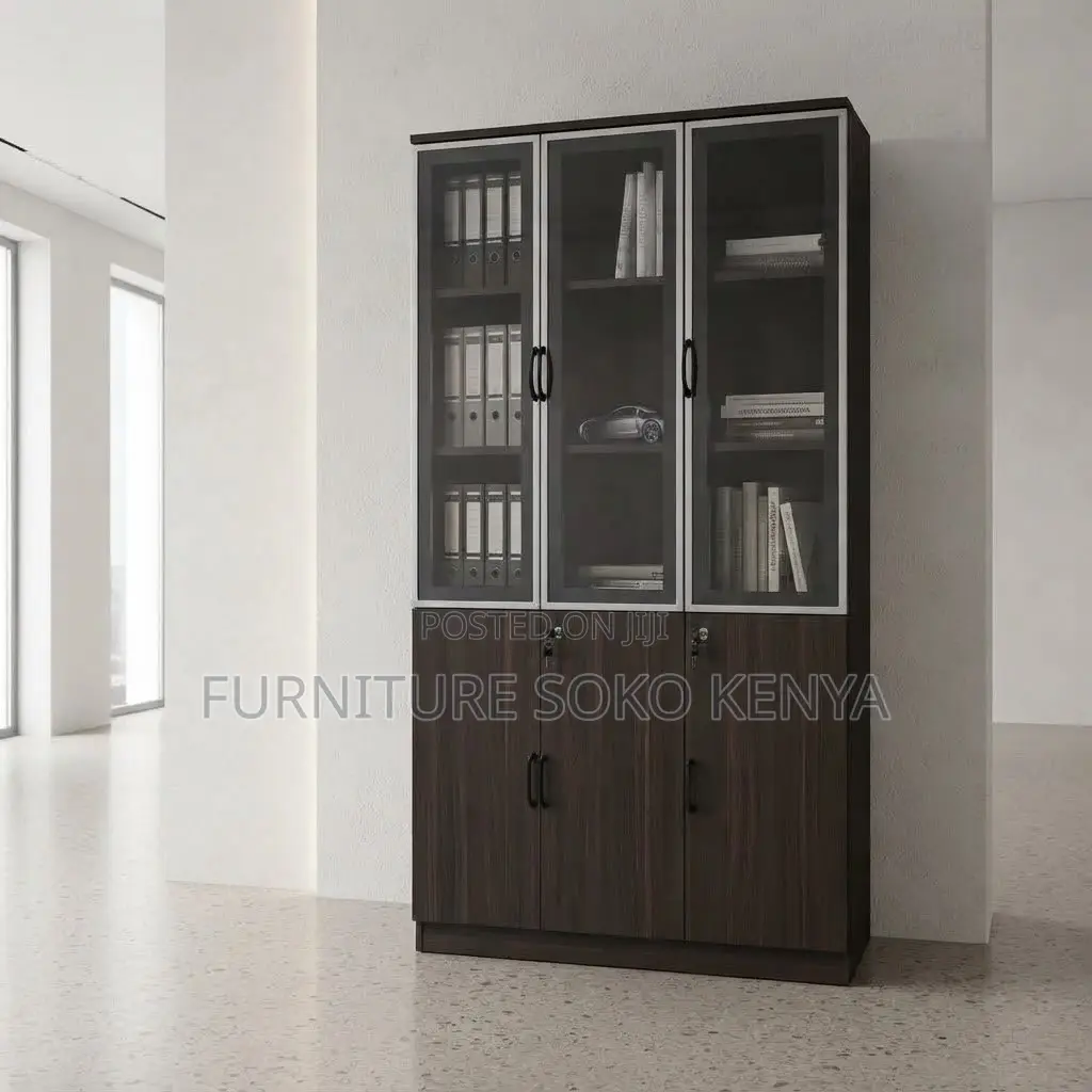 Office Cabinet; Three Doors Executive Office High Cabinet