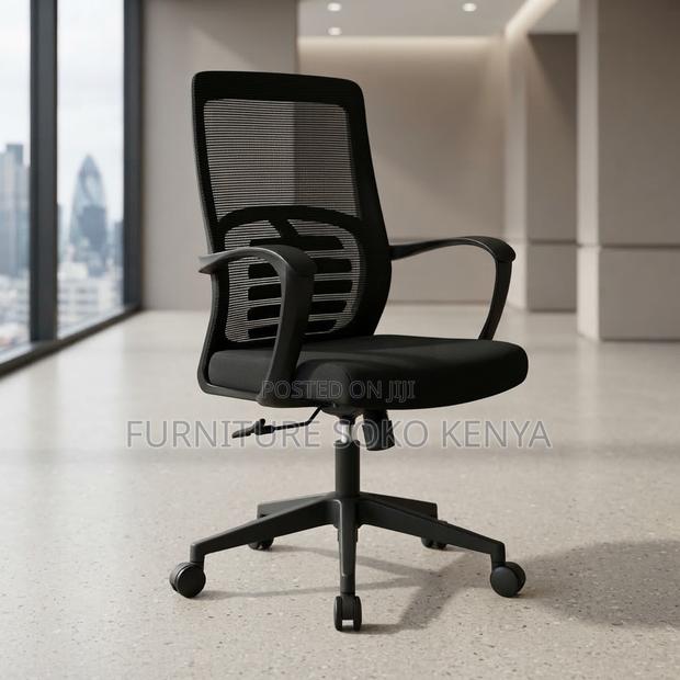 Office Chairs; Mid Back Support Ergonomic Chair - main view