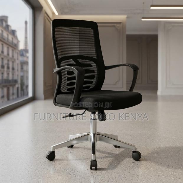 Office Chairs; Mid Back Support Ergonomic Chair - thumbnail 4