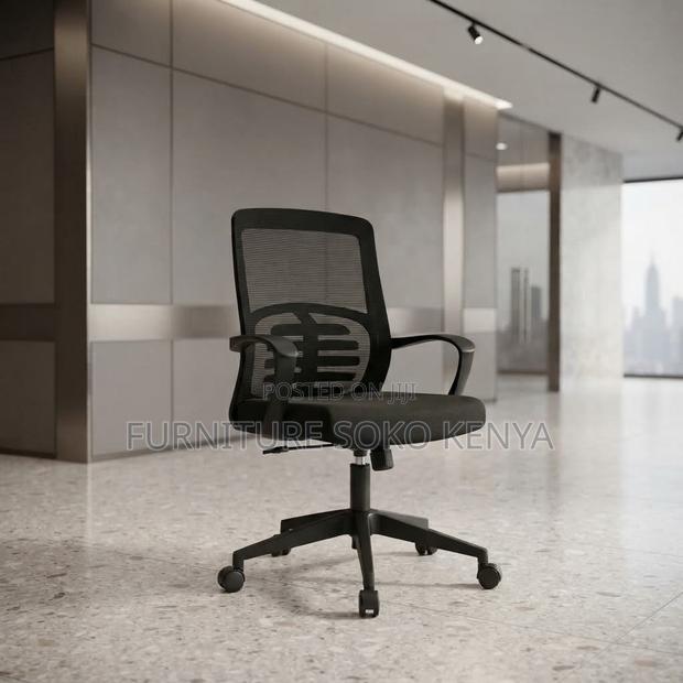 Office Chairs; Mid Back Support Ergonomic Chair - thumbnail 6