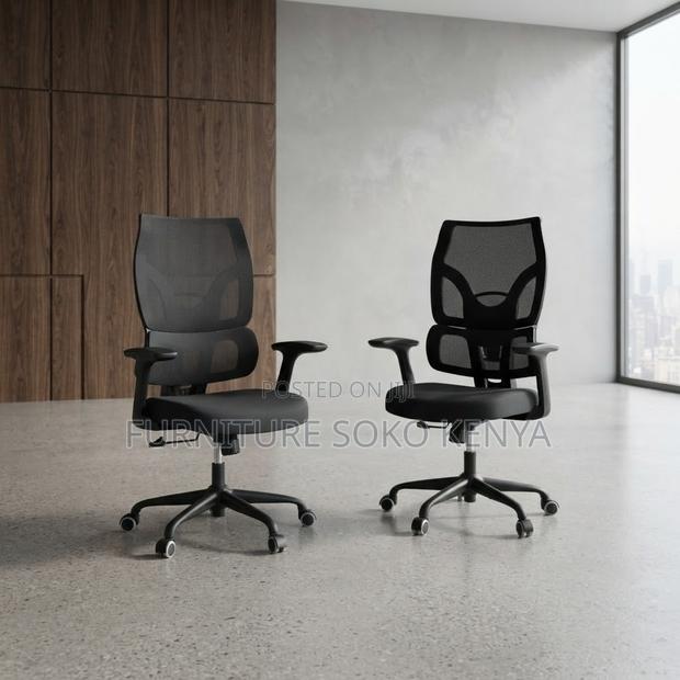 Office Chairs; Executive High Back Executive Orthopedic Boss Chair - thumbnail 5