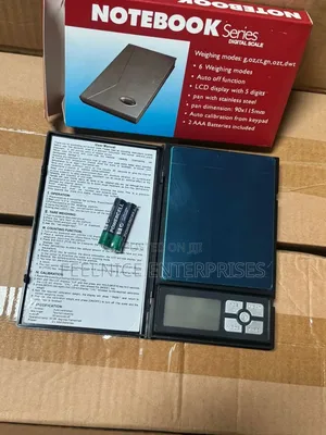 Notebook 500gram Digital Scale