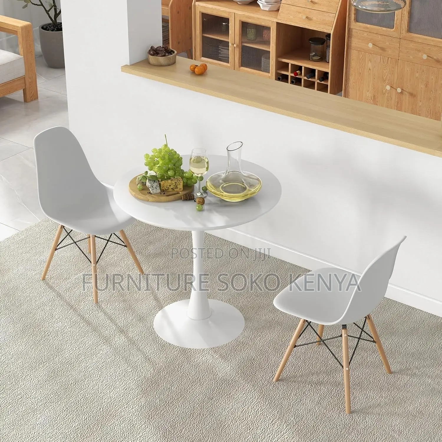 Dining Set : Modern 3-Piece Dining Set