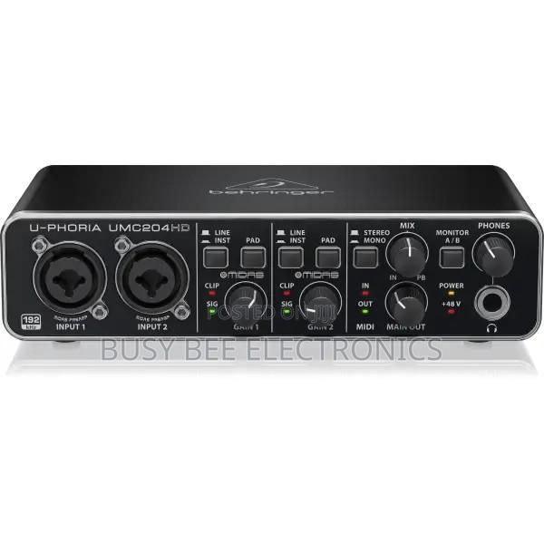 Behringer UMC204HD Soundcard - main view