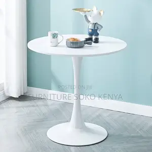 Dining Table : Modern White Round Tulip Table