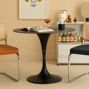 Dining Table : Modern White Round Tulip Table