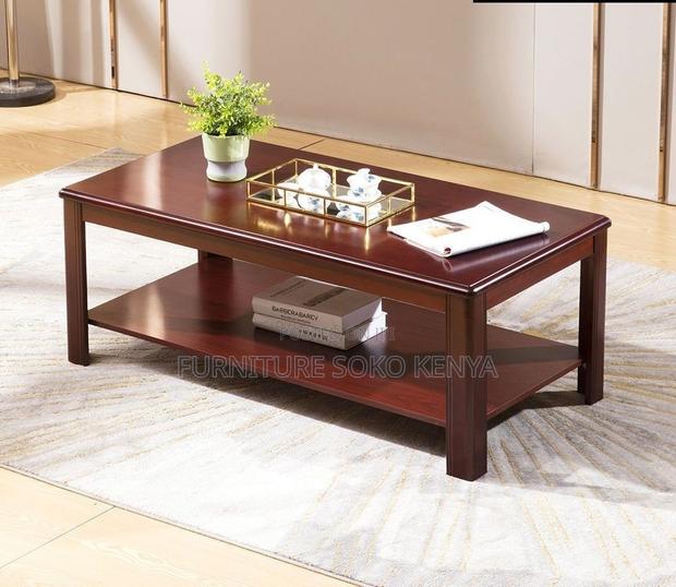 Coffee Table : Mahogany Office Coffee Table - main view
