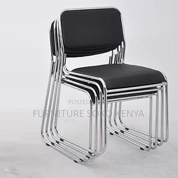Visitors Chair : Modern Stackable Office Visitor Chair - main view