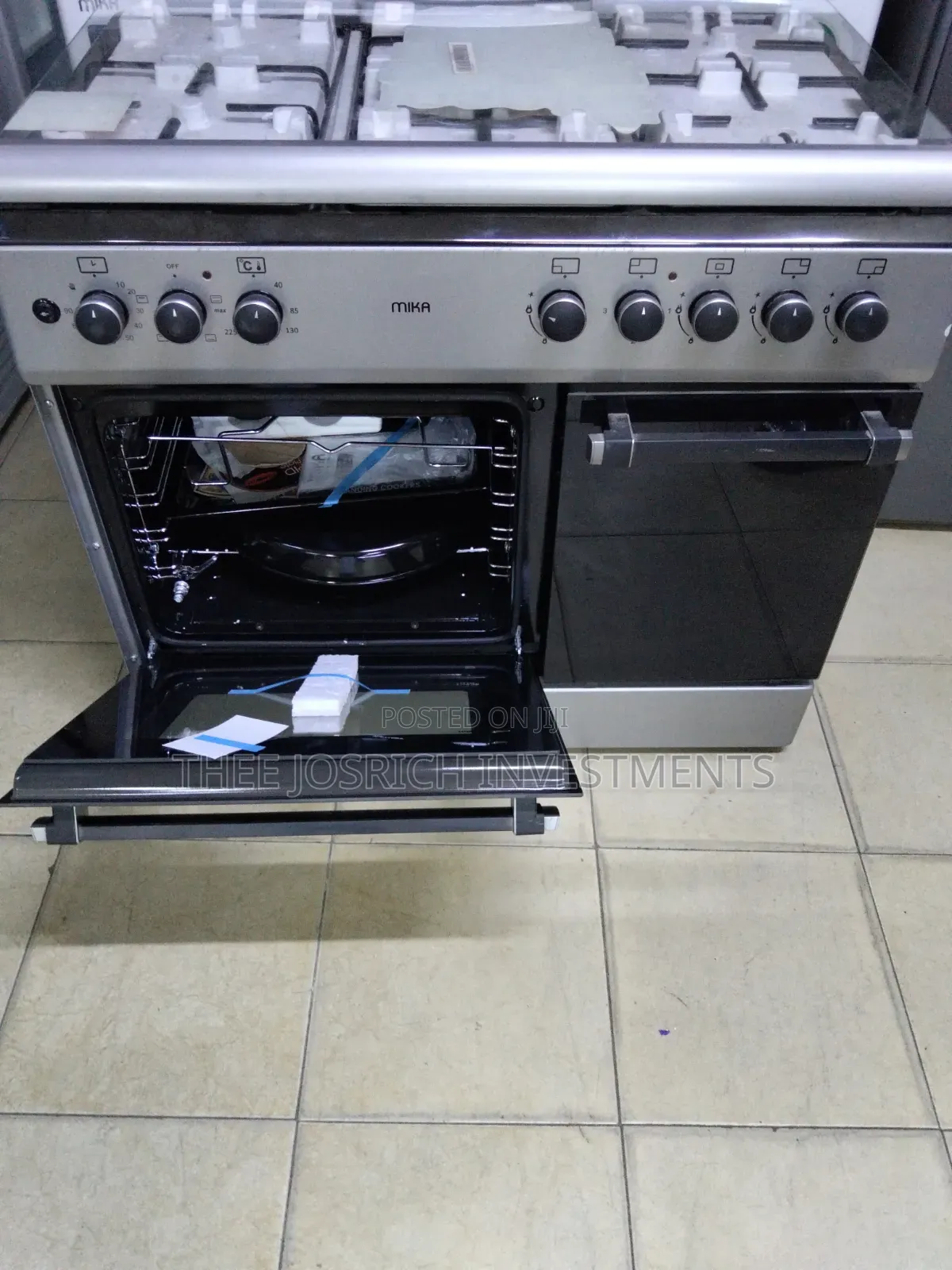 Mika 4 Gas +1 Hot Rapid Plate Cooker Size 90*60 With Gas Compartment
