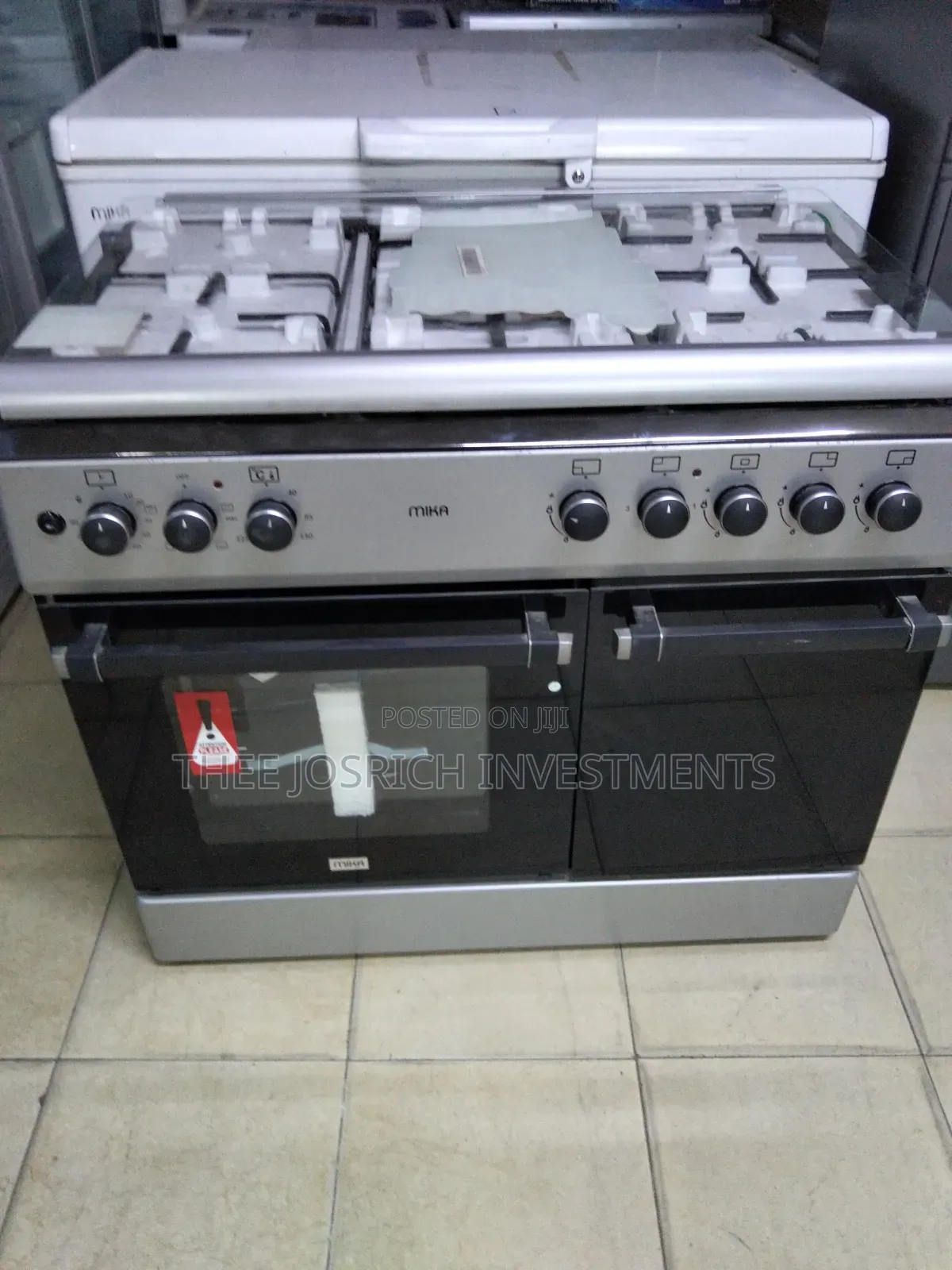 Mika 4 Gas +1 Hot Rapid Plate Cooker Size 90*60 With Gas Compartment