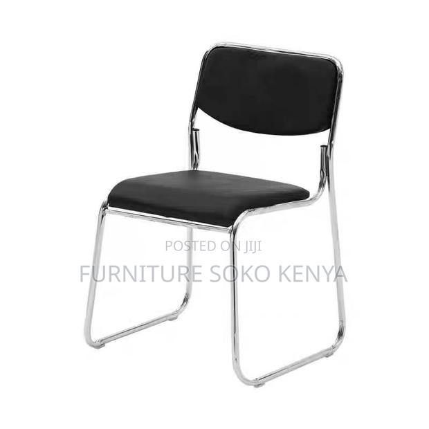 Visitors Chair : Modern Stackable Office Visitor Chair - thumbnail 4