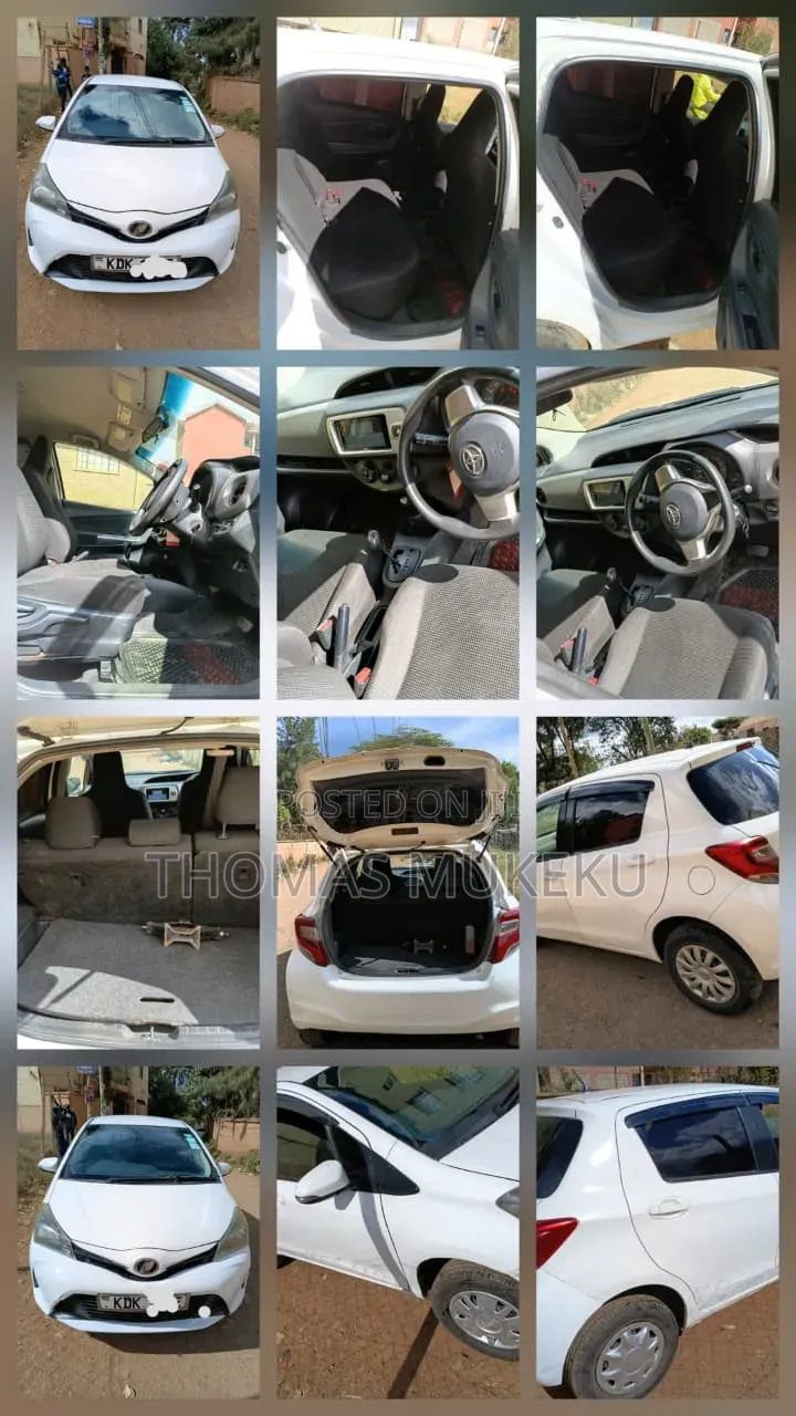 Toyota Vitz 2016 White