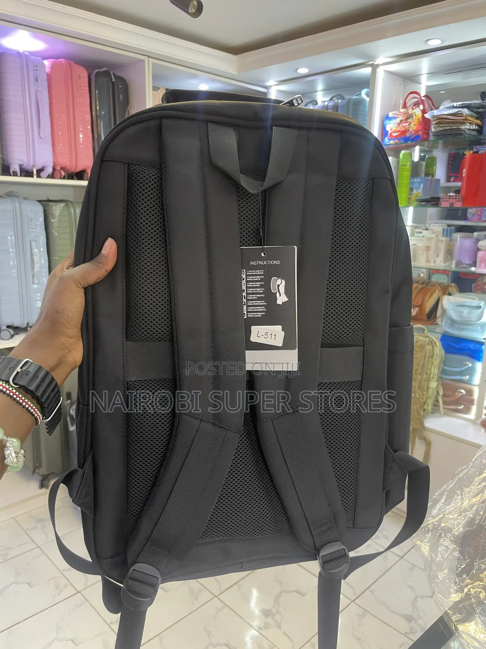 Waterproof Laptop Backpack– Multi-Compartment Business Travel Bag