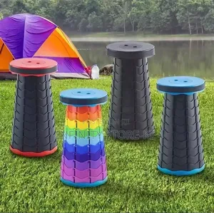 Portable Rainbow Telescopic Folding Stool