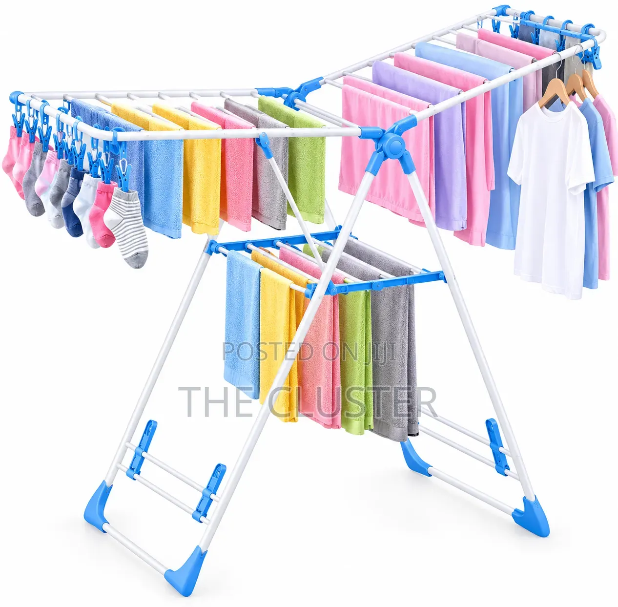 *Foldable/Portable Clothes Drying and Hanging Rack
