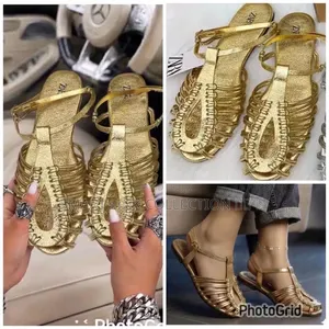 *Zara Strappy Flat Fisherman Sandles*
