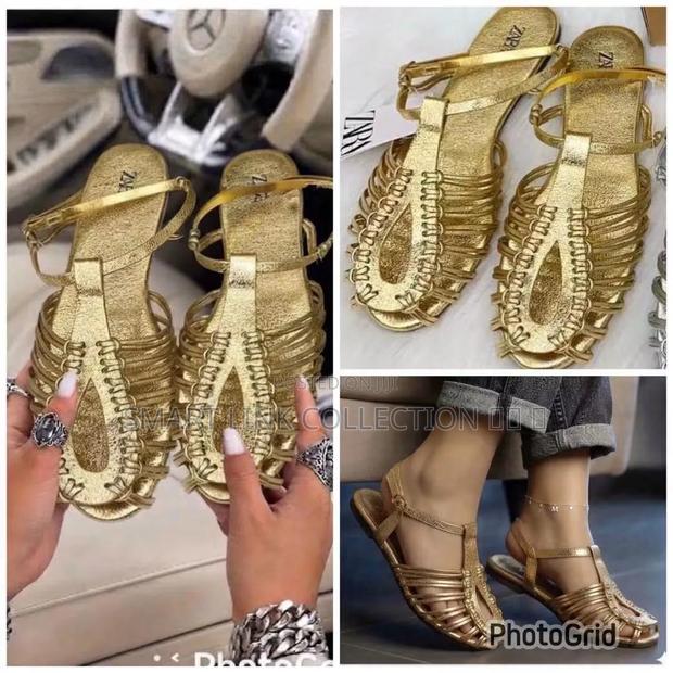 *Zara Strappy Flat Fisherman Sandles* - thumbnail 3