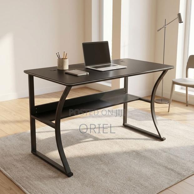 Office Computer Desk : Sturdy Base Metal Frame Office Computer Table - thumbnail 13