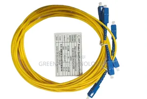 SC to SC Fibre Patch Cord 2 Metres Sc/Upc-Sc/Upc 3mm 2m LSZH