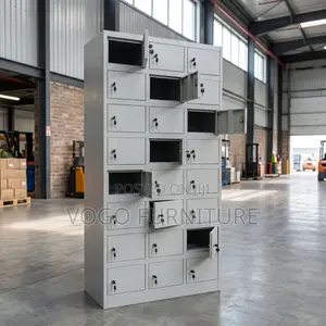 Office Cabinets| 24-Locker Steel Office Cabinet