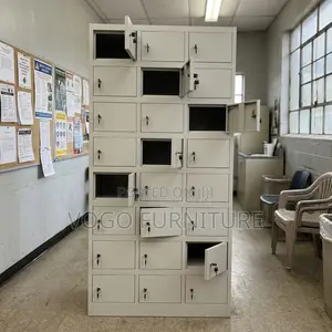 Office Cabinets| 24-Locker Steel Office Cabinet