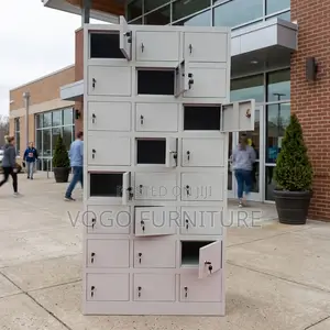 Office Cabinets| 24-Locker Steel Office Cabinet
