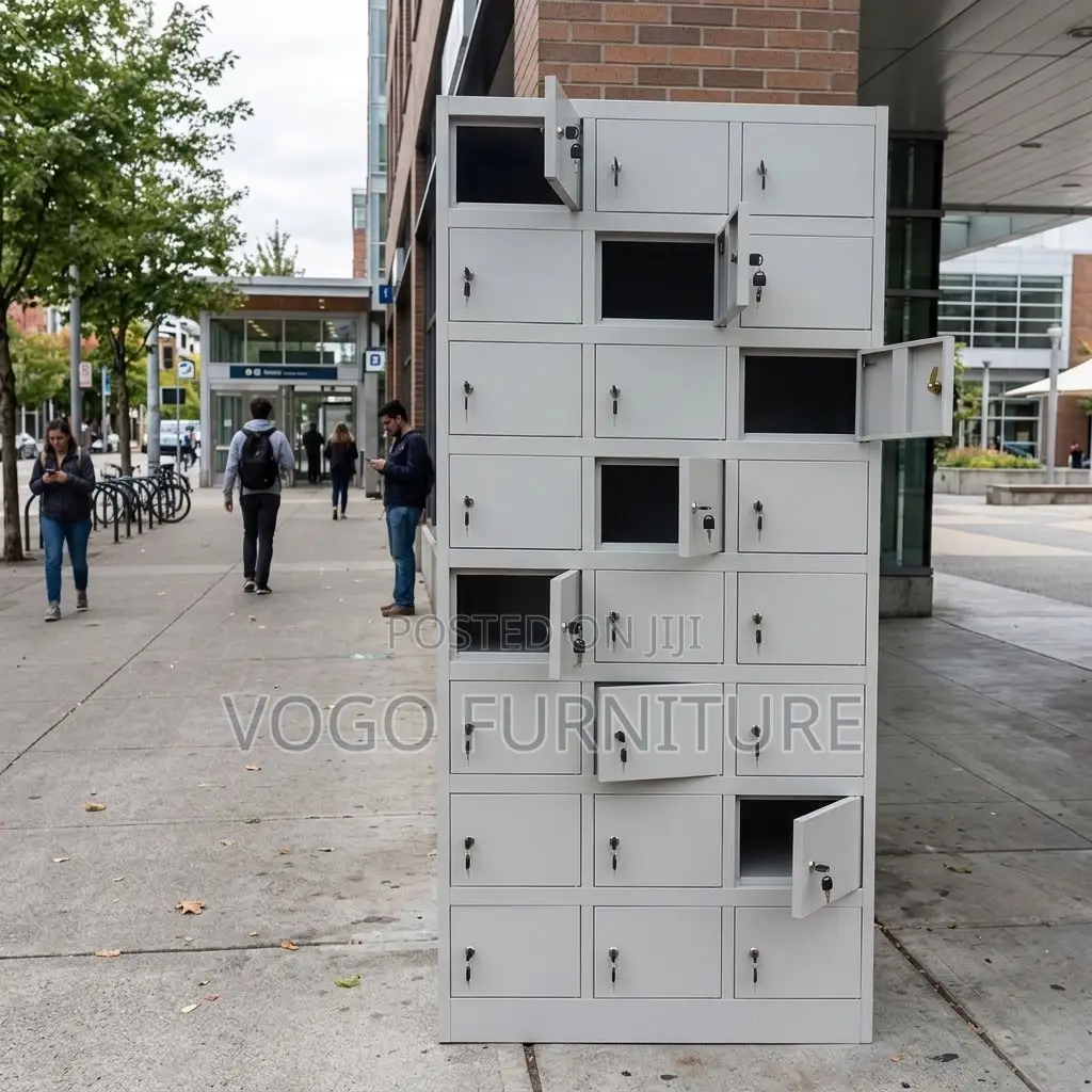 Office Cabinets| 24-Locker Steel Office Cabinet