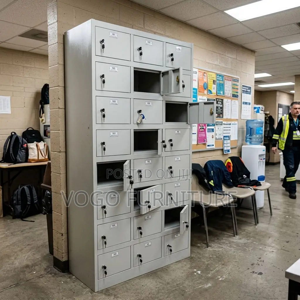 Office Cabinets| 24-Locker Steel Office Cabinet