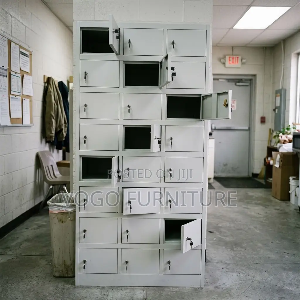 Office Cabinets| 24-Locker Steel Office Cabinet