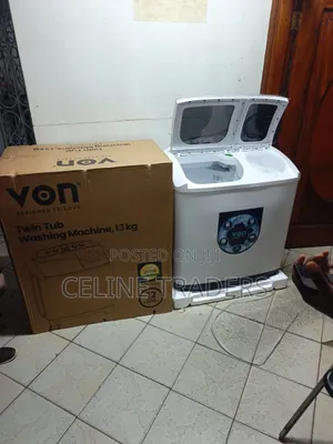 Von 13KG Semi-Automatic Twin Tub Washing Machine