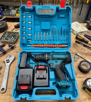 Cordless Drill Machine With Battery and Charger for Home Use