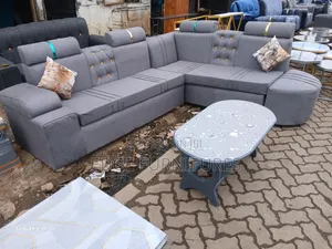 L Seat Sofa With Coffee Table for Sale