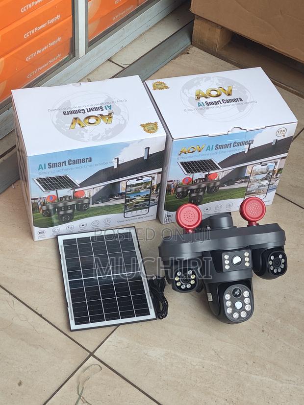 V380 AOV 4G SIM Card Solar Powered Security Camera - main view