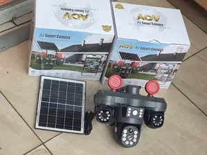 V380 Pro Triple Screen Solar Surveillance Camera