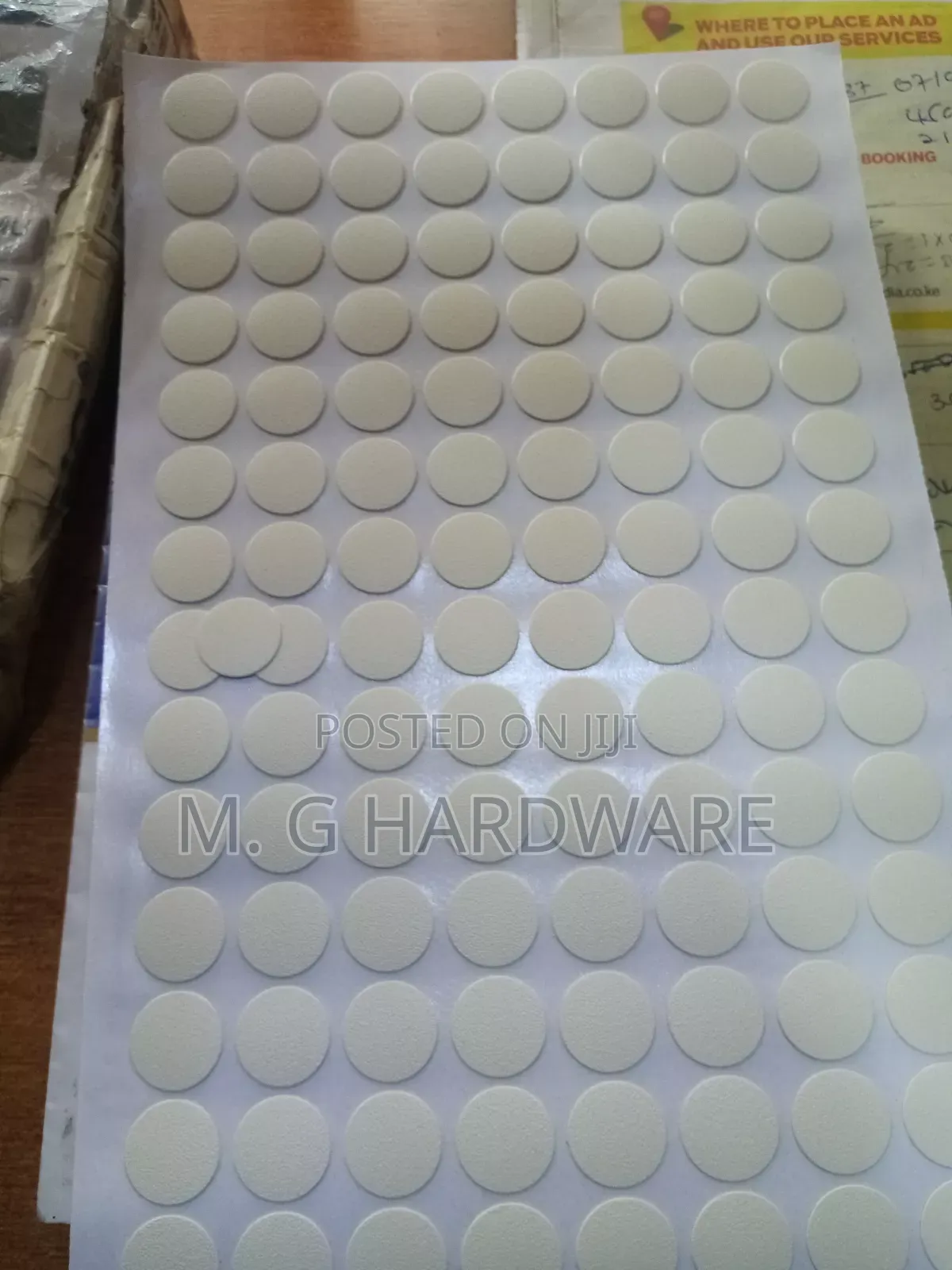 Cream MDF Stickers