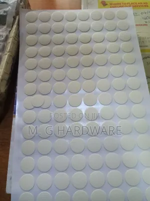 Cream MDF Stickers