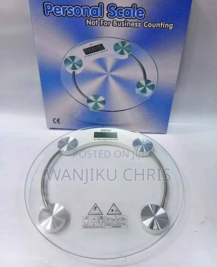 Personal Glass Bathroom Weighing Scale