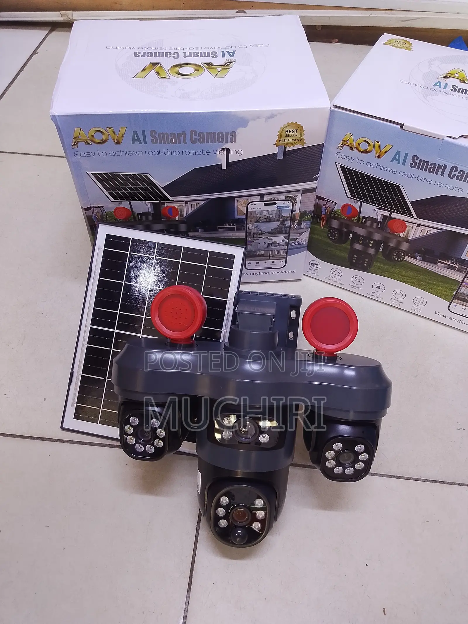 V380 Pro 4G SIM Solar CCTV With Remote Viewing