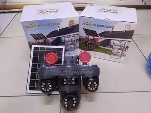Triple Lens Solar PTZ Camera With V380 Pro App