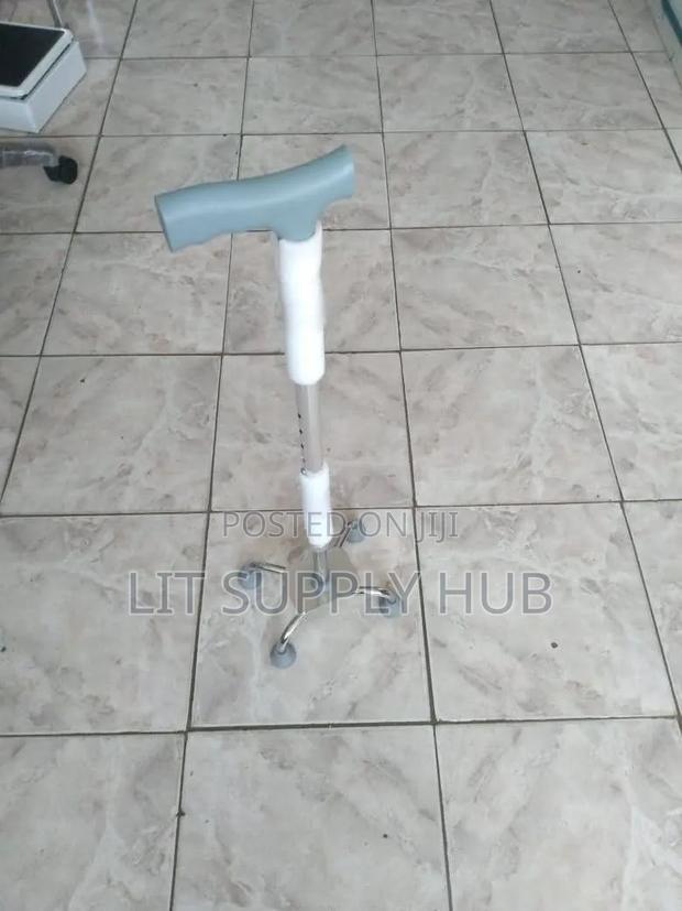 Elderly Walking Stick 4 Stands - main view