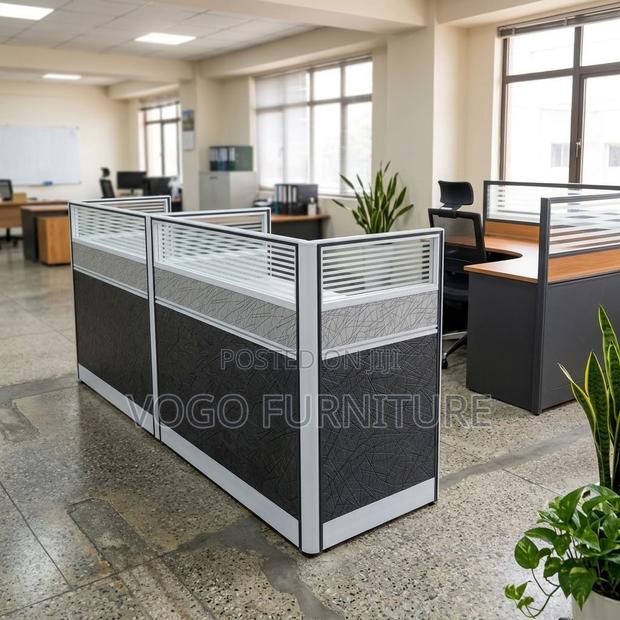 Office Workstations| 2-Way Straight Modular Workspace - main view