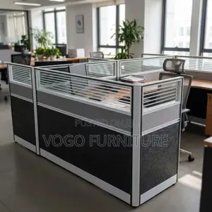 Office Workstations| 2-Way Straight Modular Workspace