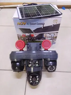 V380 Pro Solar Camera With AI Motion Detection