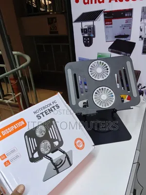 Portable Laptop Cooling Stand With Dual Fans for Office Productivity