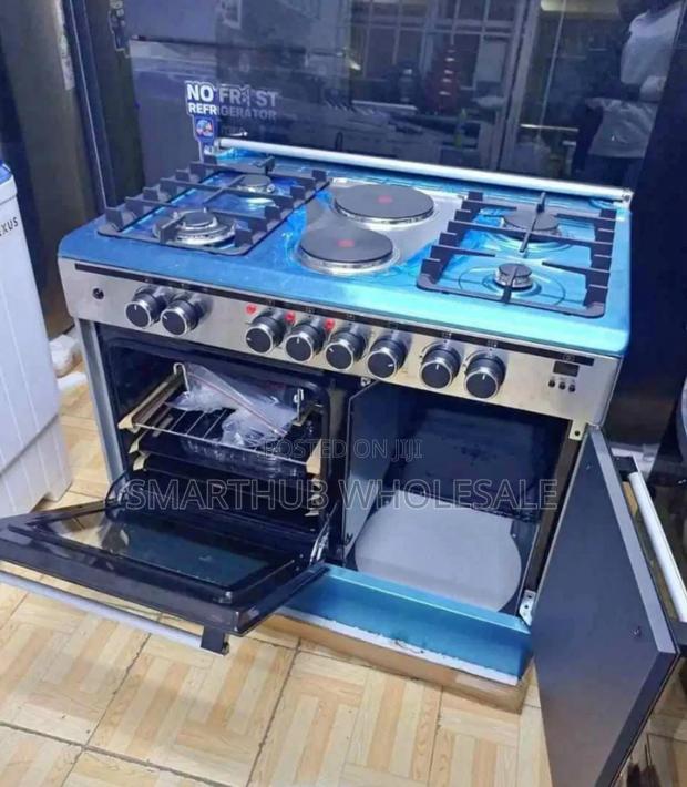 60*90 Haier 4+2 Standing Cooker With Gas Compartment and Sensor - main view