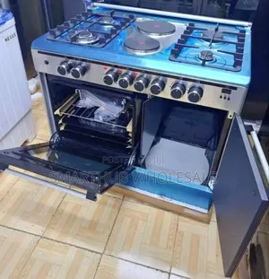 60*90 Haier 4+2 Standing Cooker With Gas Compartment and Sensor