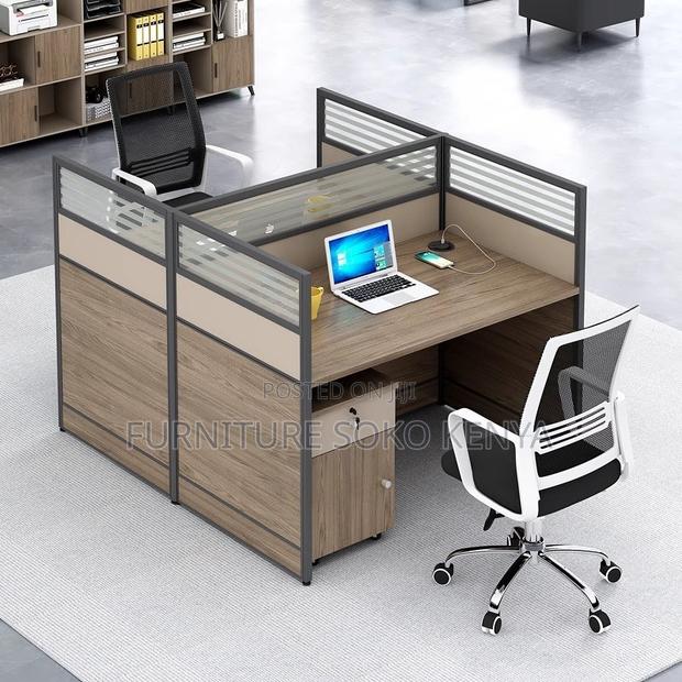 Office Workstation : 2-Seater Modular Office Workstation - thumbnail 4